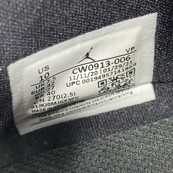 Nike | Women’s Jordan Delta 2 Sneakers in Black Gym Red Sail Chile Red | 10 New - Picture 10 of 16